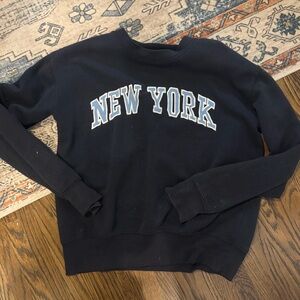 Black 'New York' Women’s Sweater